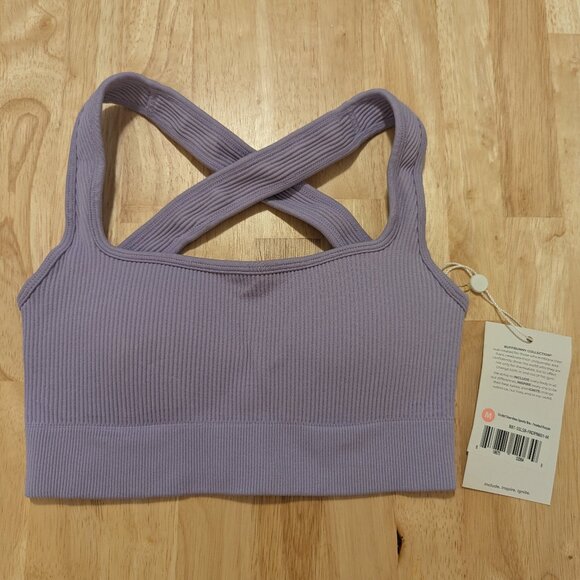 Sculpt Seamless Sports Bra - Frosted Purple - M (NWT) - Picture 5 of 6